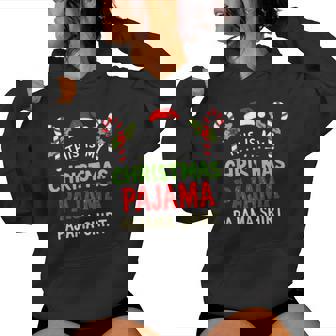 This Is My Christmas Pajamas Candy Cane Kid Women Hoodie | Mazezy