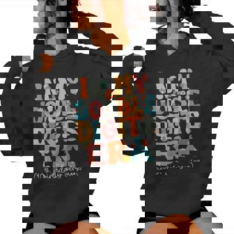 In My Double Digits Era Retro 10 Year Old 10th Birthday Girl Women's Hoodie - Monsterry