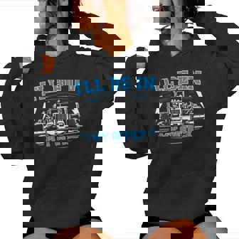 Trucker Driver For Big Rig Trucker Women Hoodie | Mazezy