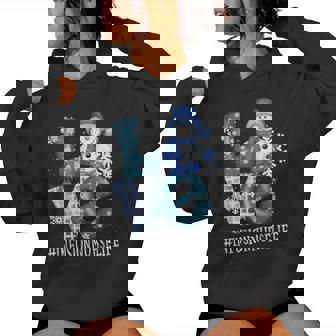 Infusion Nurse Love Snowman Women Winter Season Christmas Women's Hoodie - Monsterry