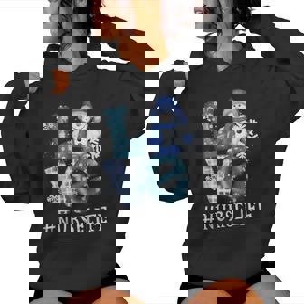 Nurse Love Snowman Xmas Women Winter Season Christmas Women's Hoodie - Monsterry