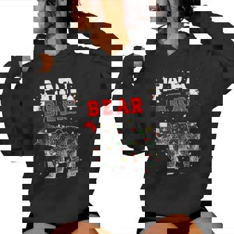 Papa Bear Christmas Santa Family Matching Pajamas Men Women Hoodie - Monsterry