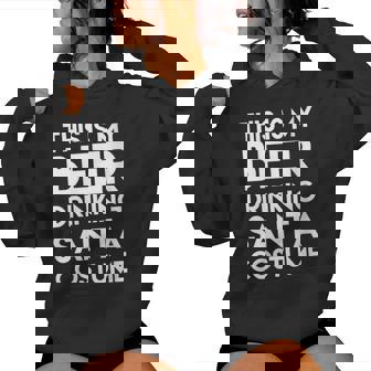 Santa Bar Crawl Costume Santa Shirts For Men Pub Crawl Women Women's Hoodie - Monsterry