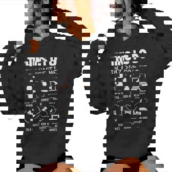 Things I Do In My Spare Time Bunny Rabbit Girls Women Hoodie - Seseable