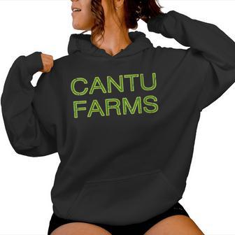 Women's Cantu Farms Squad Family Reunion Last Name Team Kapuzenpullover für Damen - Geschenkecke