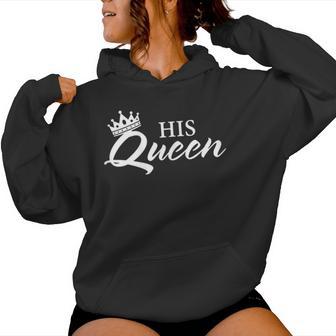 Women's Her King His Queen Couple Kapuzenpullover für Damen - Geschenkecke