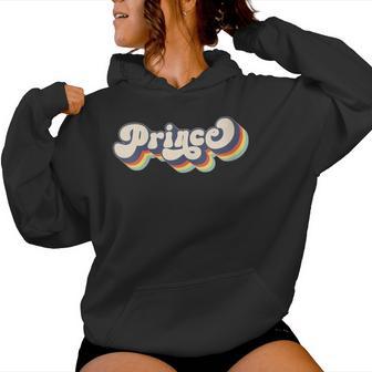 Women's Prince Family Name Personalised Last Name Prince Kapuzenpullover für Damen - Geschenkecke