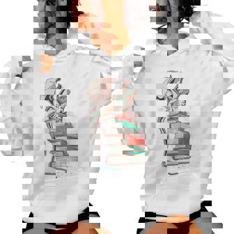 Dragon Et Livres Sweat à capuche femme - Cadeauxyz