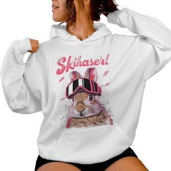 Skihaserl Apres Ski Haserl Skier Winter Women's Pink Kapuzenpullover für Damen - Geschenkecke