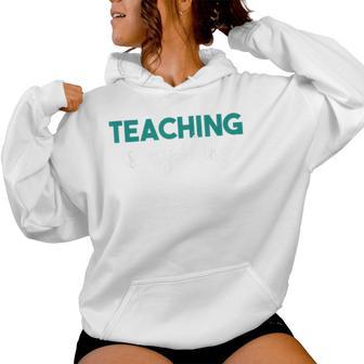 Unterrichten Ist Mein Ding Teacher Kapuzenpullover für Damen - Geschenkecke