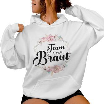 Women's Team Bride Team Bride Jga Poltern Kapuzenpullover für Damen - Geschenkecke