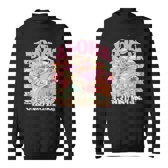 Aloha Christmas Santa Claus Surfing Hawaiian Mele Kalikimaka Sweatshirt | Mazezy