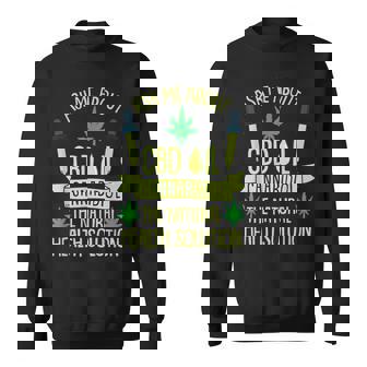 Ask Me About CBD Oil The Natural Health Solution Sweatshirt - Monsterry