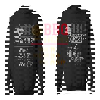 BBQ Meat Cooking Timer Beer Grill Chef Barbecue Tank Top Sweatshirt - Monsterry