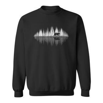 Bear Wildlife Trees Outdoors Nature Forest Graphic For Men Sweatshirt - Thegiftio UK