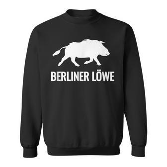 Berliner Löwe Wildschwein Geschenkidee Sweatshirt - Geschenkecke