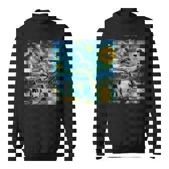 Bigfoot Starry Night Loch Ness Alien Ufo Dragon Cute Lake Sweatshirt - Thegiftio