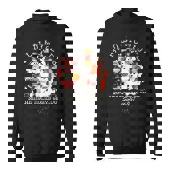Blow Molds Make Holidays Glow Since 1957 Christmas Halloween Premium Sweatshirt - Monsterry