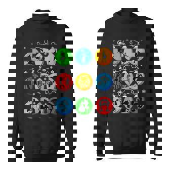 Broadways Christmas Bulbs Ornament Lights Xmas Sweatshirt - Monsterry