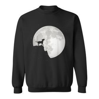 Bull Terrier Dog Portrait Dog Portrait Moon Sweatshirt - Geschenkecke