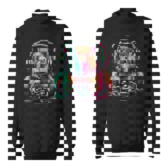 Capybara Video Games Capybara Sweatshirt - Thegiftio UK