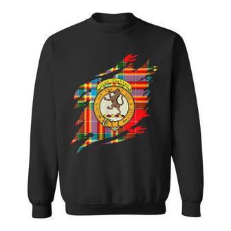 Chattan-Clan-Wappen Und Schottenkaro Schottischer Nachname Sweatshirt - Geschenkecke