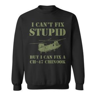 Chinook Helicopter Mechanic Retired Veteran Sweatshirt - Thegiftio UK