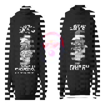 Christmas Santa's Favorite Ho Santa Claus Cute Xmas Sweatshirt | Mazezy