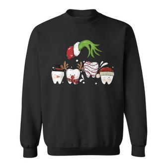 Christmas Tooth Dentist Dental Assistant Th Xmas Pajamas Sweatshirt - Monsterry