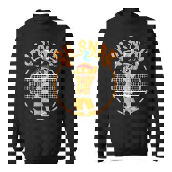 Christmas Volleyball Gingerbread Man Blocker Oh Snap Sweatshirt | Mazezy