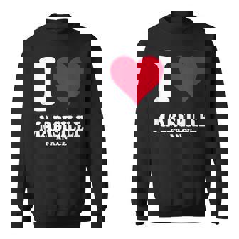 Coeur Rouge J'aime Marseille Sweater e - Cadeauxyz