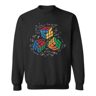 Cool Math Rubik Rubix Rubics Player Cube Amateurs De Mathématiques Sweater e - Cadeauxyz