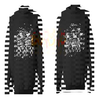 Cow Christmas Xmas Cow Lover Sweatshirt | Mazezy