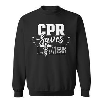 Cpr Rettet Leben Paramedic Emergency Paramedic Profession Sweatshirt - Geschenkecke