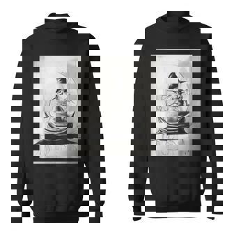 Creepy Snowman Fashion Sweatshirt - Monsterry