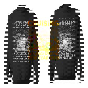 Cruising Into 2025 New Years Eve Party Family Holiday Friend Sweatshirt - Monsterry