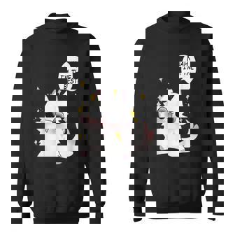 Cute Cat Anime Meme Nah I'm The Best Gojo Cat Sweatshirt - Thegiftio