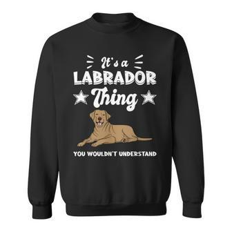 'Das Ist Ein Labrador Ding Labby Brown Labrador Sweatshirt - Geschenkecke