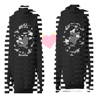 DEVIL DICE QUOTES HALLOWEEN DOODLE DEVIL ANGEL CUTE Sweatshirt - Monsterry