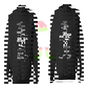 The Dirt Bike Elf Family Christmas Group Pajama Sweatshirt - Monsterry
