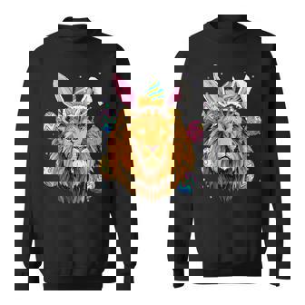 Easter Bunny Lion Easter Lion Sweatshirt - Monsterry