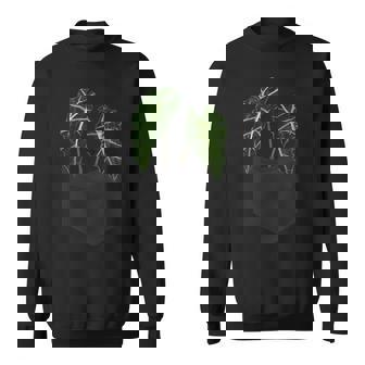 Elephant Ear Plants In Pocket Sweatshirt - Monsterry