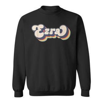 Ezra Name Personalised Surname First Name Ezra Sweatshirt - Geschenkecke