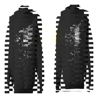 Fairy Mythical Motif Fantasy Illustration Fairy Sweatshirt | Seseable CA