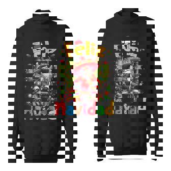 Feliz Navidad Xmas Sweater Santa Sombrero Christmas Mexican Sweatshirt - Thegiftio