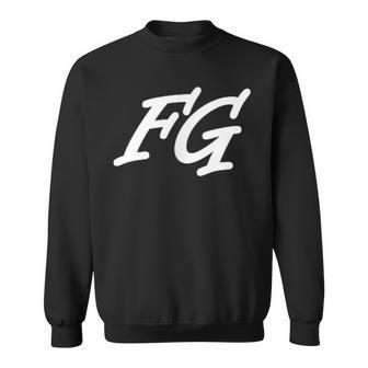 Fg Initials First Name F Surname G All Names With F Sweatshirt - Geschenkecke