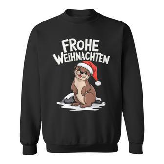 Frohe Weihnachten Otter Frohe Weihnachten Sweatshirt - Geschenkecke