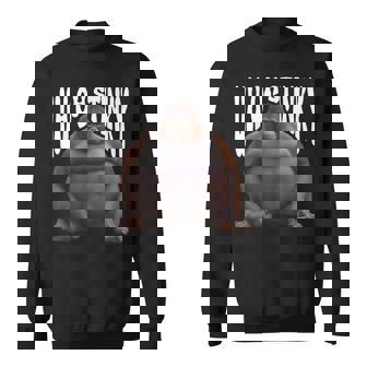 Monkey Uh Oh Stinky Poop Dank Memes Le Monke Orangutan Sweatshirt | Mazezy