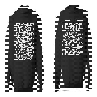 Qr President Trump 4547 Trump Dancing Code Back Sweatshirt | Mazezy