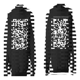 Qr President Trump Dance Code Sweatshirt | Mazezy